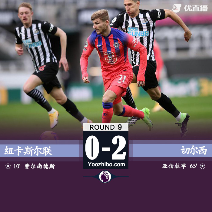 <a href=/look/zuqiuzhibo/chelsea/ target=_blank class=infotextkey>切尔西</a>2-0纽卡斯尔